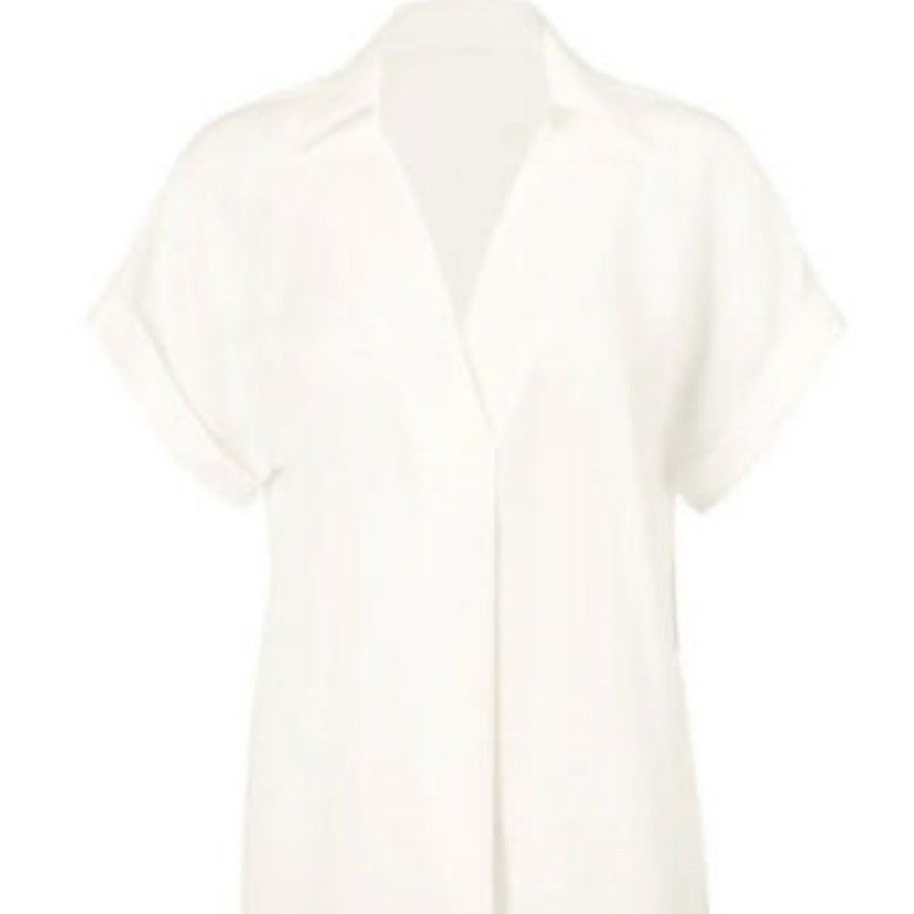 CAbi Replay White Blouse - Size M
